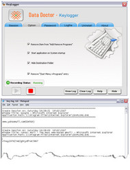 Keylogger Monitoring Tool screenshot